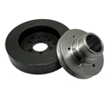 TIM1004A - Fluid damper and pulley assembly for large nose crank